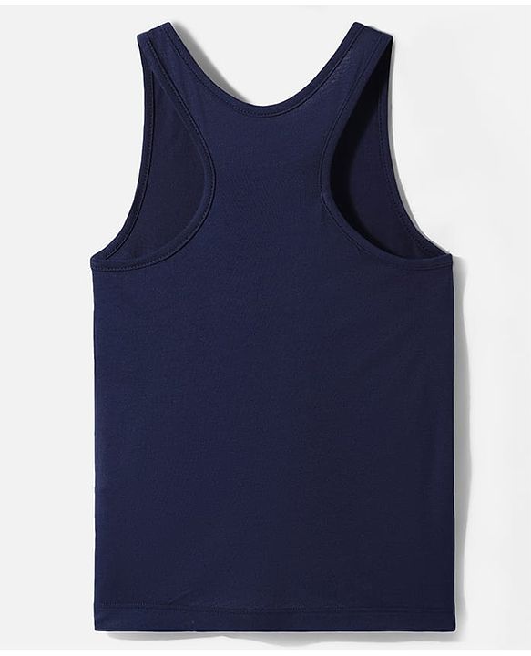Pine Active Half Sleeves Super Stretch Crop Top & Inner T-Shirt - Blue & Black