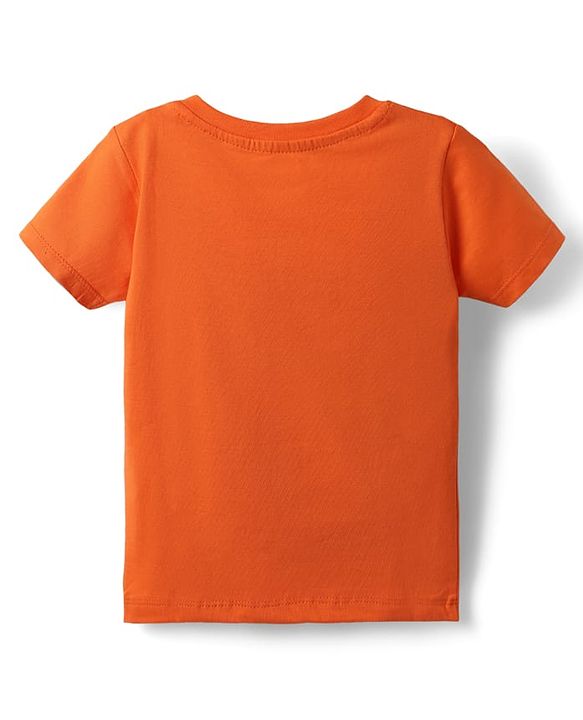 Babyhug Cotton Knit Half Sleeves T-Shirts with Skating Print Pack of 3 - Yellow Orange & Grey