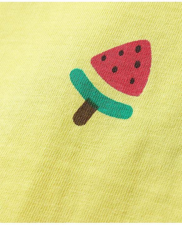 Babyhug Cotton Knit Half Sleeves T-Shirts With Tropical Print  Pack Of 3 -Yellow &  Pink