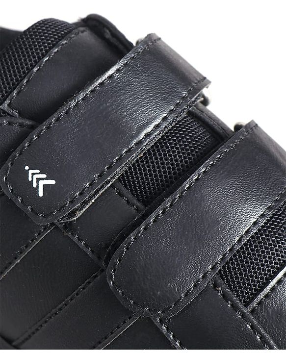 Pine Kids School Shoes With Velcro Closure - Black