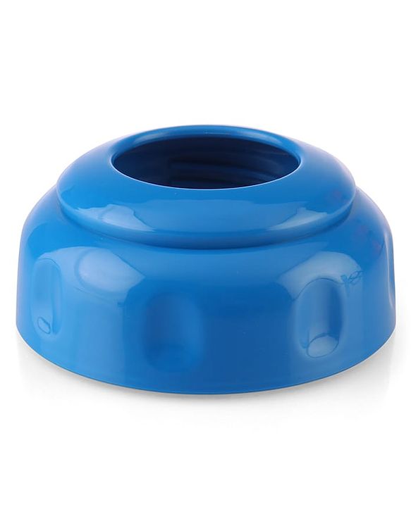 Babyhug Dino Printed Sipper Bottle With Silicone Spout & Straw Blue - 210 ml