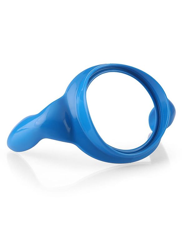 Babyhug Dino Printed Sipper Bottle With Silicone Spout & Straw Blue - 210 ml