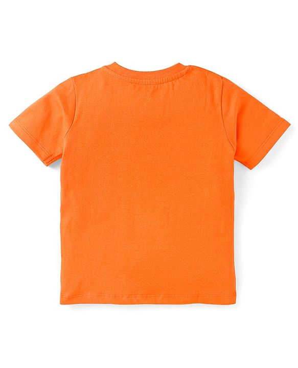 Babyhug Disney Single Jersey Knit   Half Sleeves T-Shirt With Mickey Mouse Family Graphics Pack Of 3 - Yellow Green & Orange