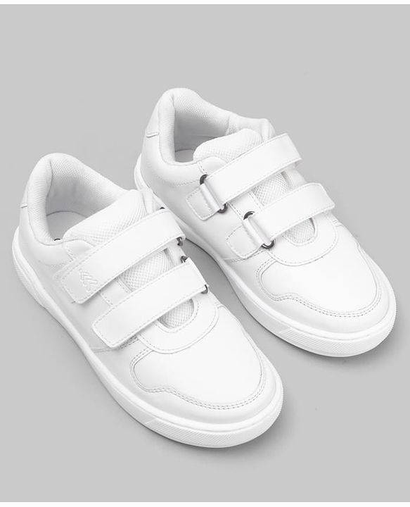 Pine Kids Velcro Closure School Shoes - Black