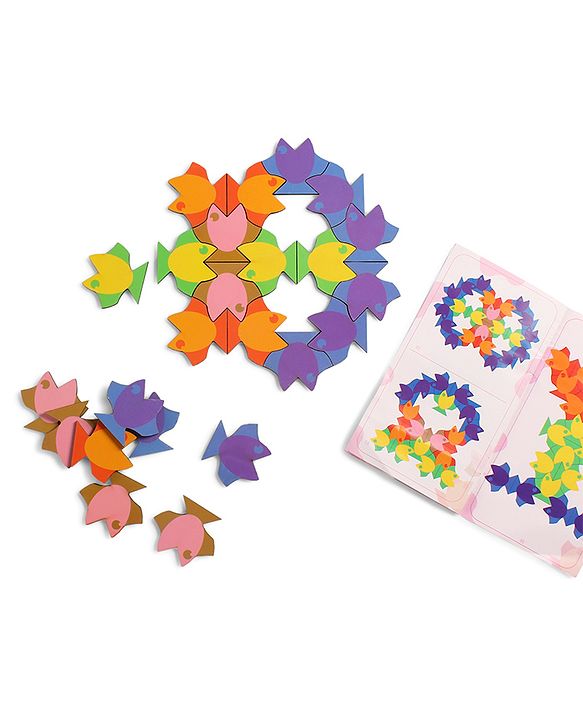 Babyhug Fish Jigsaw Puzzle-48 PCS |Screen Free Entertainment| Patience Building| Logical Thinking |Gifting For KIds |Multicolor
