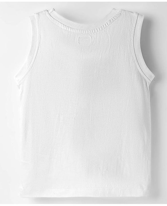Babyhug Knit Half Sleeves Jacket With Text Printed Inner Tee - Yellow & White