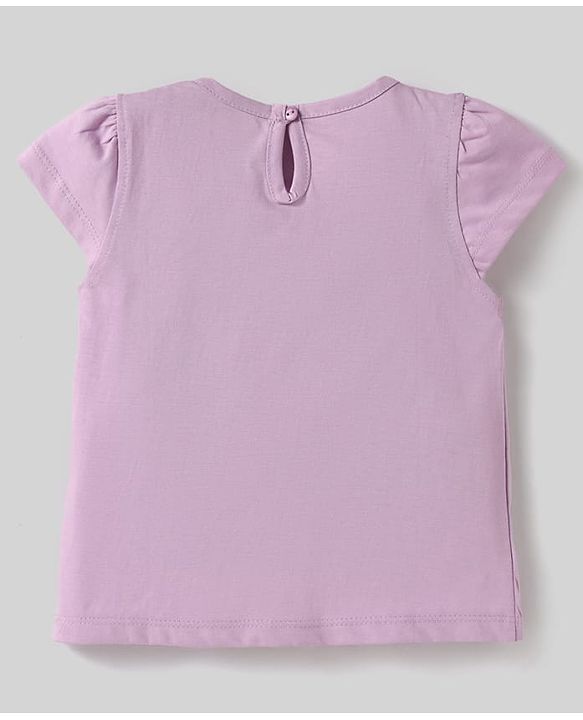 Babyhug Cotton Knit Half Sleeves T-Shirts With Ice-Cream & Heart Pack Of 3 - White Pink & Mauve