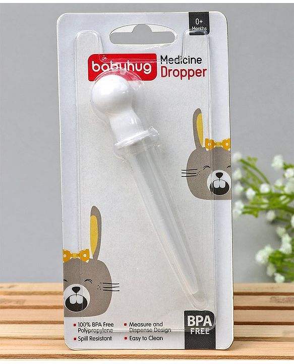 Babyhug Medicine Dropper - White