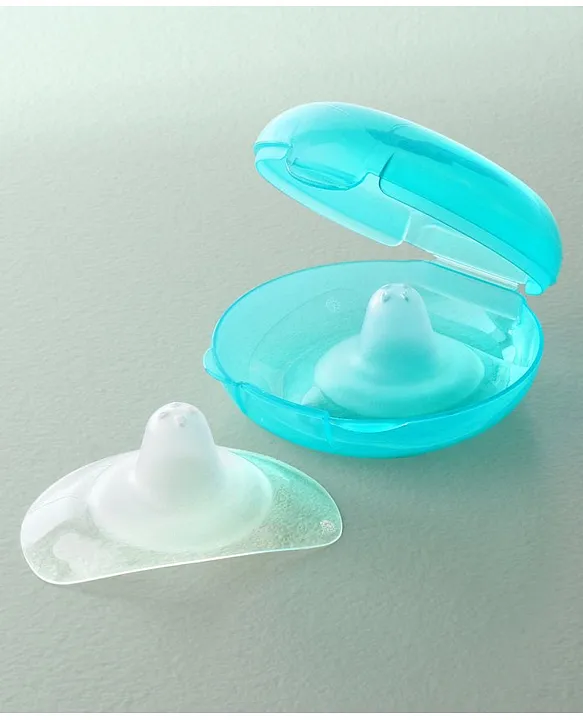 Babyhug Silicone Nipple Shield With Case Pack of 2 - Turquoise Online in  India, Buy at Best Price from