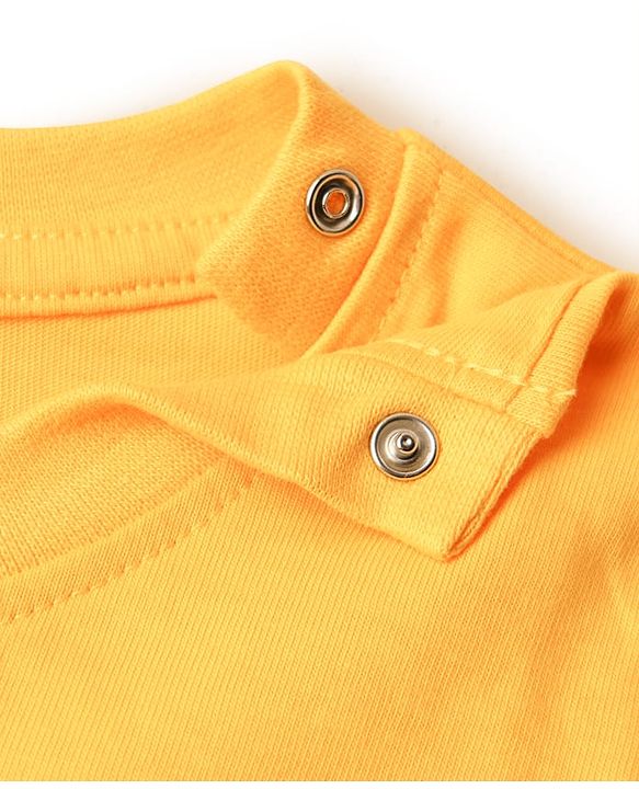 Babyhug Cotton Knit Half Sleeves T-Shirt with Bear Print - Yellow