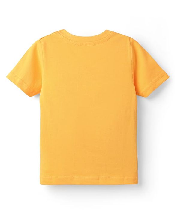 Babyhug Cotton Knit Half Sleeves T-Shirts with Sports Theme Print Pack of 7 - Multicolor