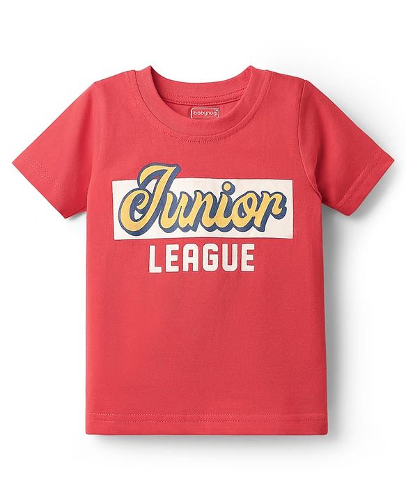 Babyhug Cotton Knit Half Sleeves T-Shirts with Sports Theme Print Pack of 7 - Multicolor