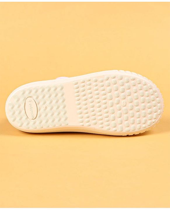 Cute Walk by Babyhug Casual Shoes with Velcro Closure & Cherry Applique - Silver