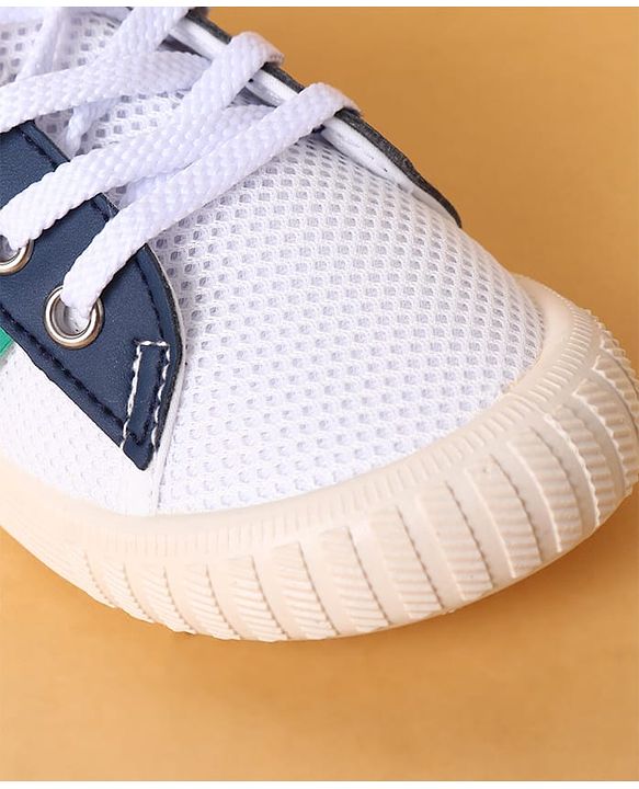 Cute Walk by Babyhug Lace Up Closure Casual Shoes with Colour Block Design - Yellow