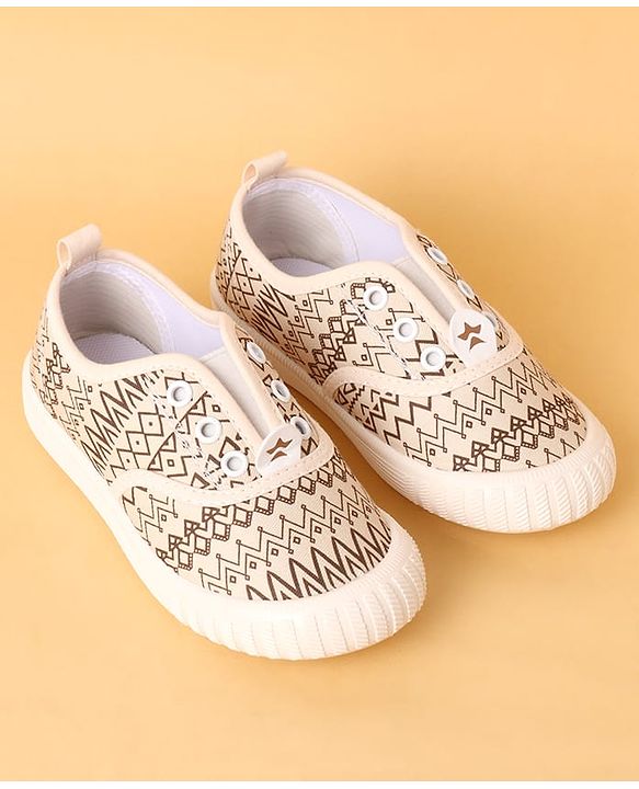Cute Walk by Babyhug Slip On Casual Shoes  - Beige
