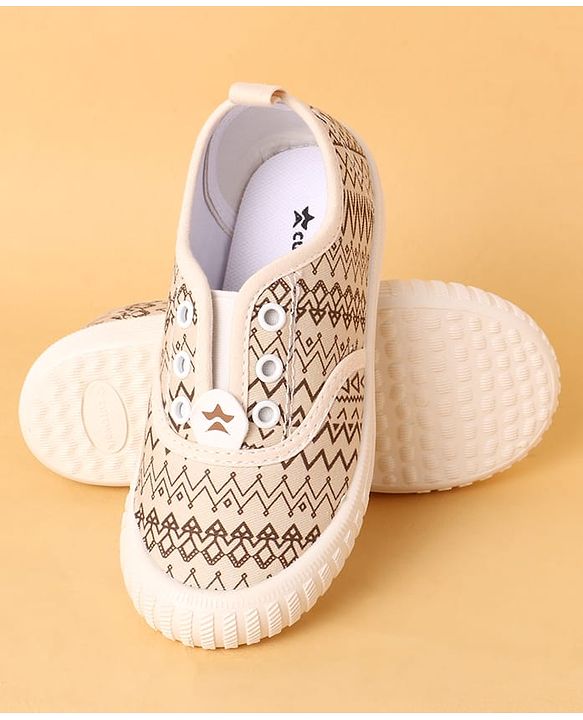 Cute Walk by Babyhug Slip On Casual Shoes  - Beige