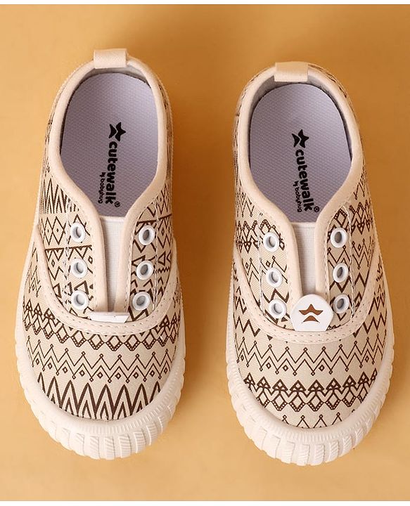 Cute Walk by Babyhug Slip On Casual Shoes  - Beige