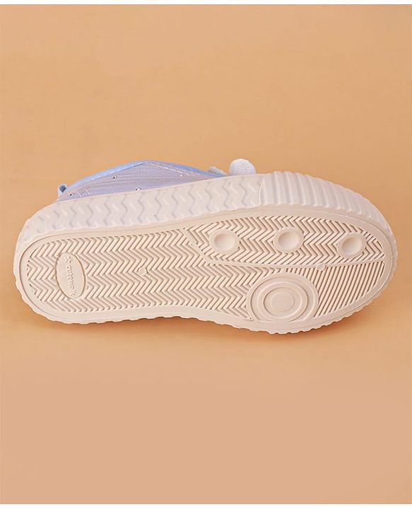 Cute Walk by Babyhug Slip on Casual Shoes with Floral Applique - Light Green