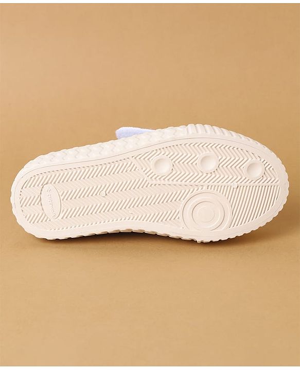 Cute Walk by Babyhug Casual Shoes with Velcro Closure & Bow Applique - Green & Orange