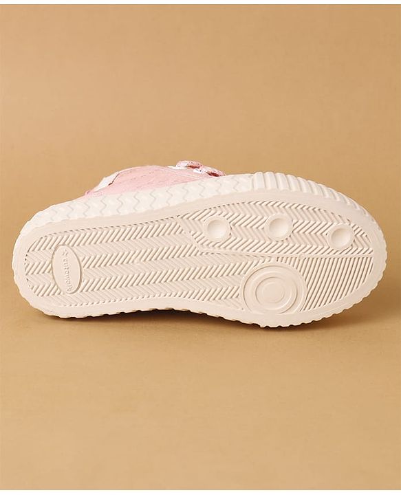 Cute Walk by Babyhug Lace Up Casual Shoes - Pink
