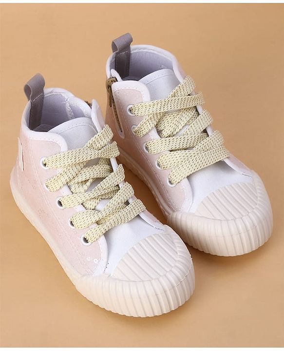 Cute Walk by Babyhug Lace Up Casual Shoes - Pink
