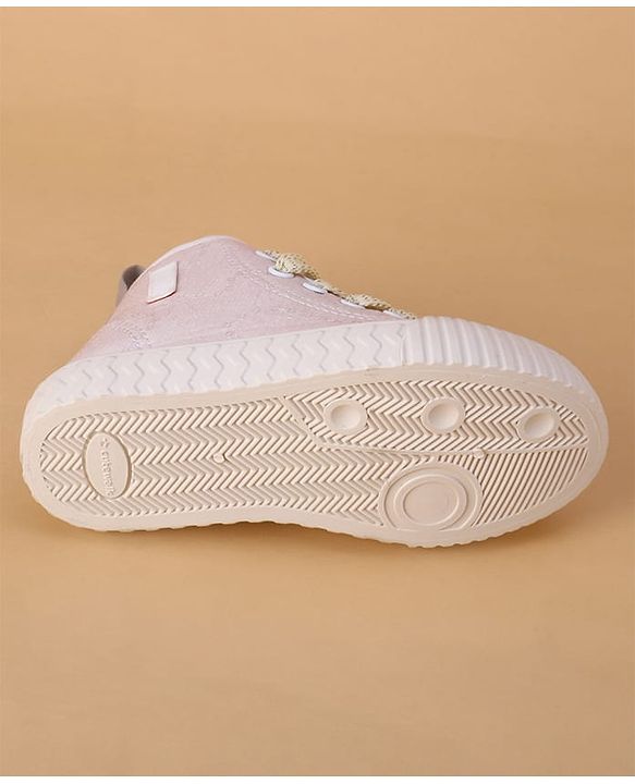 Cute Walk by Babyhug Lace Up Casual Shoes - Pink