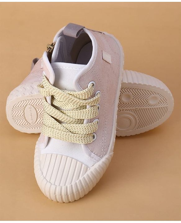 Cute Walk by Babyhug Lace Up Casual Shoes - Pink