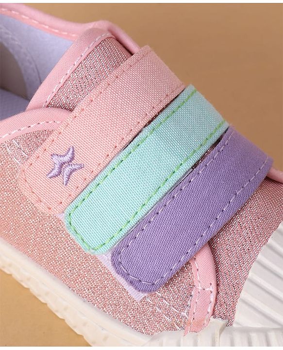 Cute Walk by Babyhug Velcro Closure Casual Shoes - Fuchsia