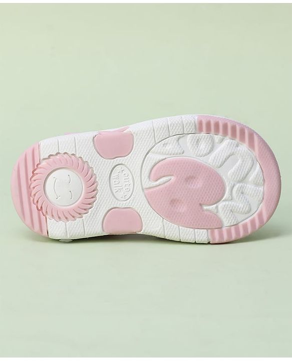 Cute Walk by Babyhug Sandals With Velcro Closure Floral Print - Pink