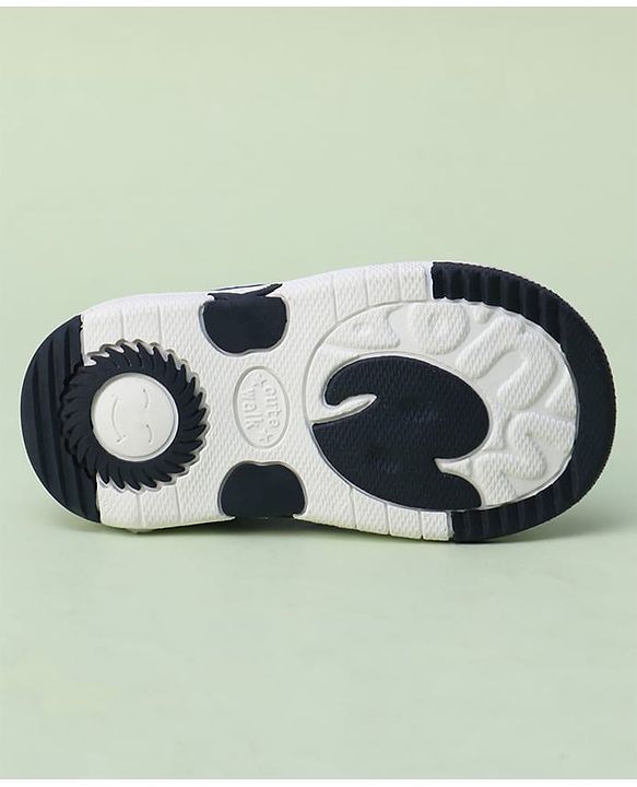 Cute Walk by Babyhug Animal Printed Sandals With Velcro Closure - Blue