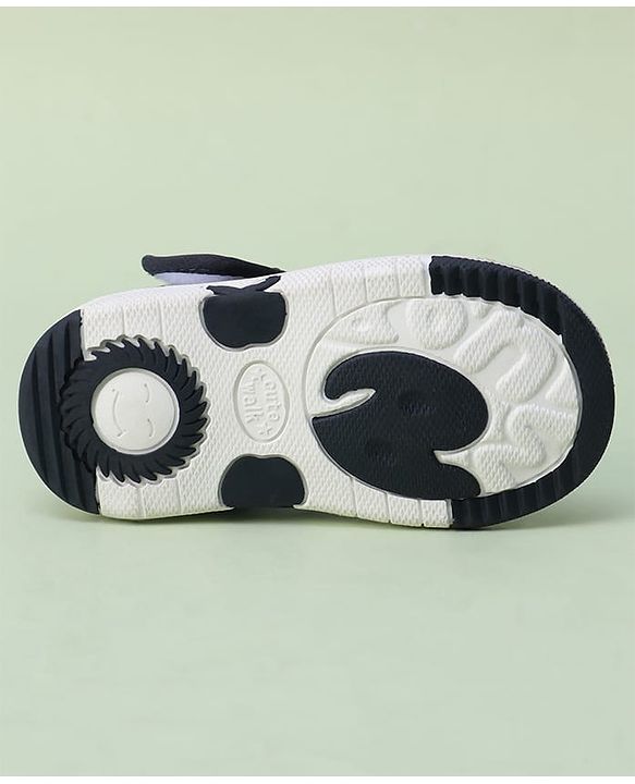 Cute Walk by Babyhug Animal Printed Sandals With Velcro Closure - Blue