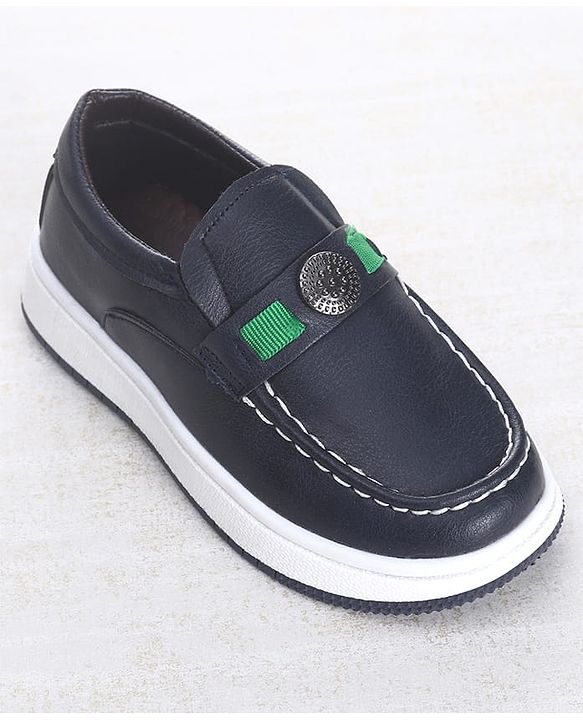 Cute Walk by Babyhug Slip On 3D Applique Loafers - Black