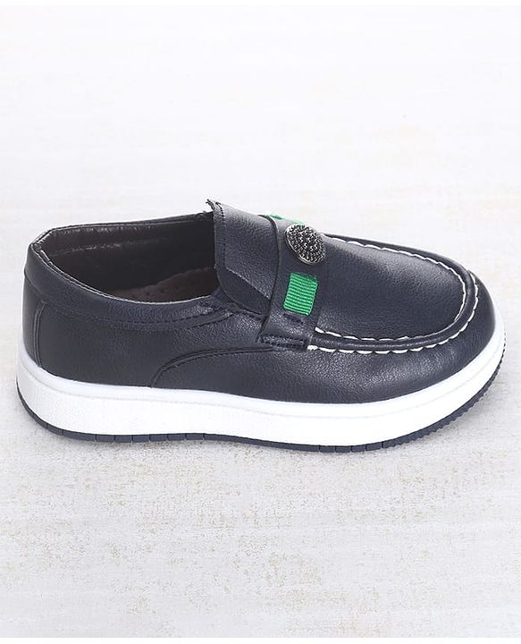 Cute Walk by Babyhug Slip On 3D Applique Loafers - Black