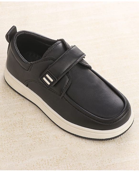 Cute Walk by Babyhug Velcro Closure Formal Shoes - Black