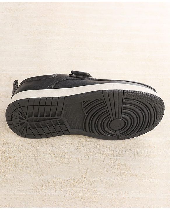 Cute Walk by Babyhug Velcro Closure Formal Shoes - Black