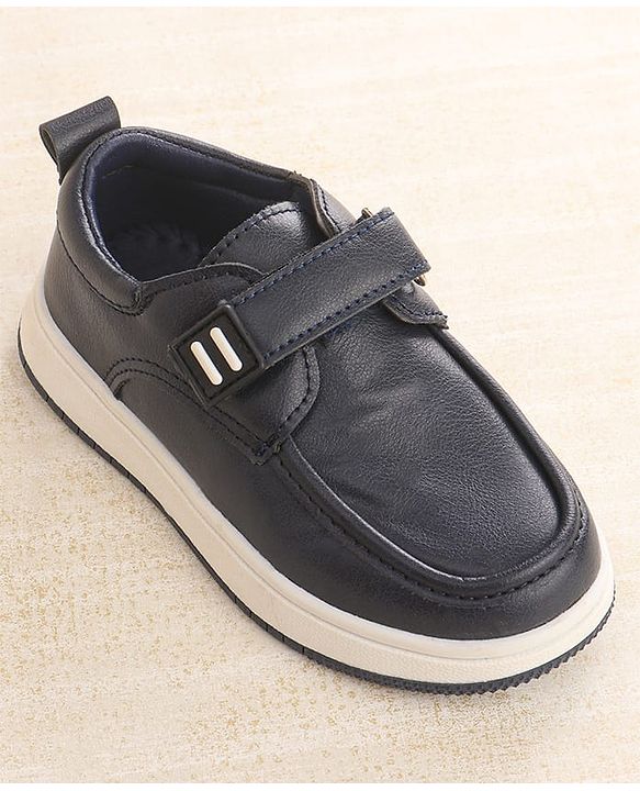 Cute Walk by Babyhug Velcro Closure Formal Shoes - Black