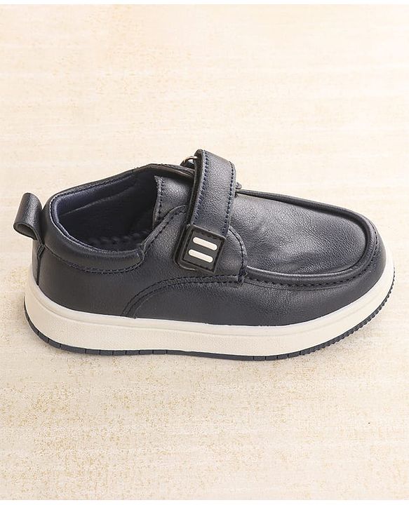 Cute Walk by Babyhug Velcro Closure Formal Shoes - Black