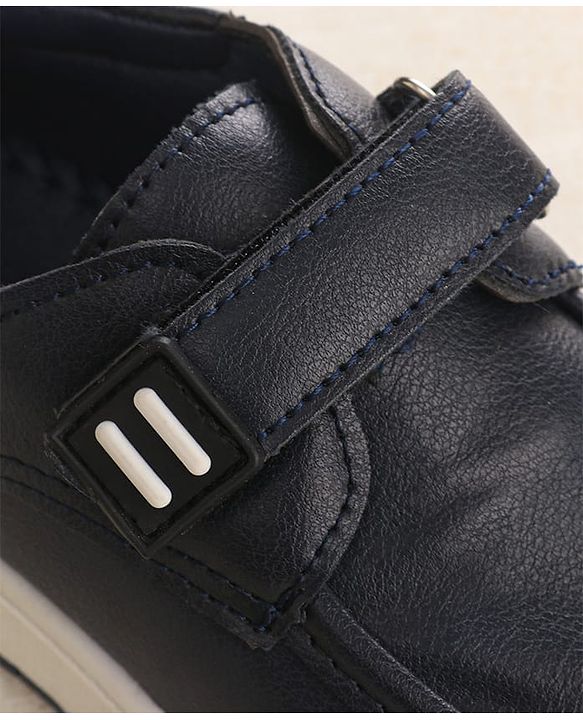 Cute Walk by Babyhug Velcro Closure Formal Shoes - Black