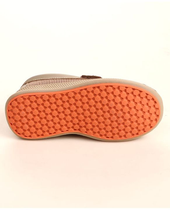 Cute Walk by Babyhug Slip On Solid Loafers - Brown