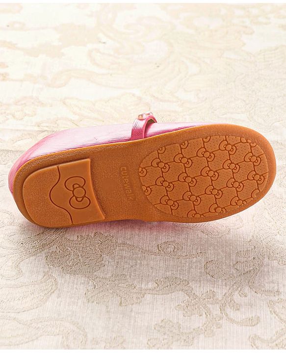 Cute Walk by Babyhug Slip On Ballerina with Pearl Detailing - Beige