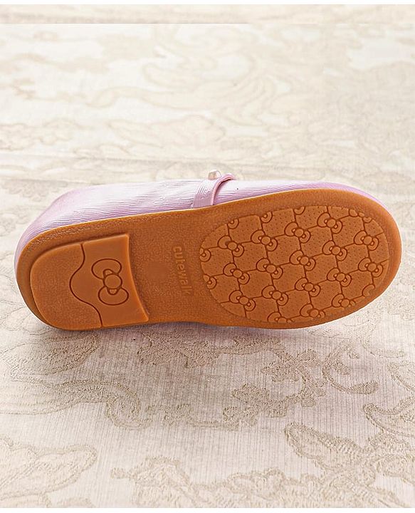 Cute Walk by Babyhug Slip On Ballerina with Pearl Detailing - Beige
