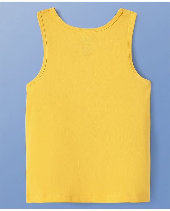 Pine Kids Cotton Lycra Knit Sleeveless Solid Sando Vests Pack of 3 (Color May Vary)