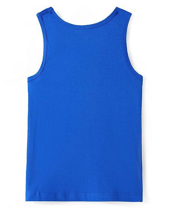 Pine Kids Cotton Lycra Knit Sleeveless Vests with Stripes & Gaming Controller Print Pack of 3 (Colour May Vary)