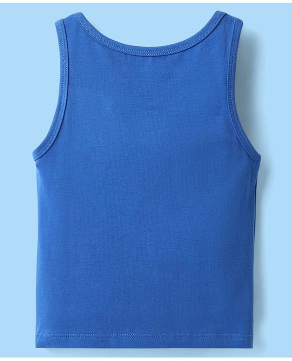 Pine Kids Cotton Lycra Knit Sleeveless Vests With Text Print Pack Of 3 (Colour May Vary)