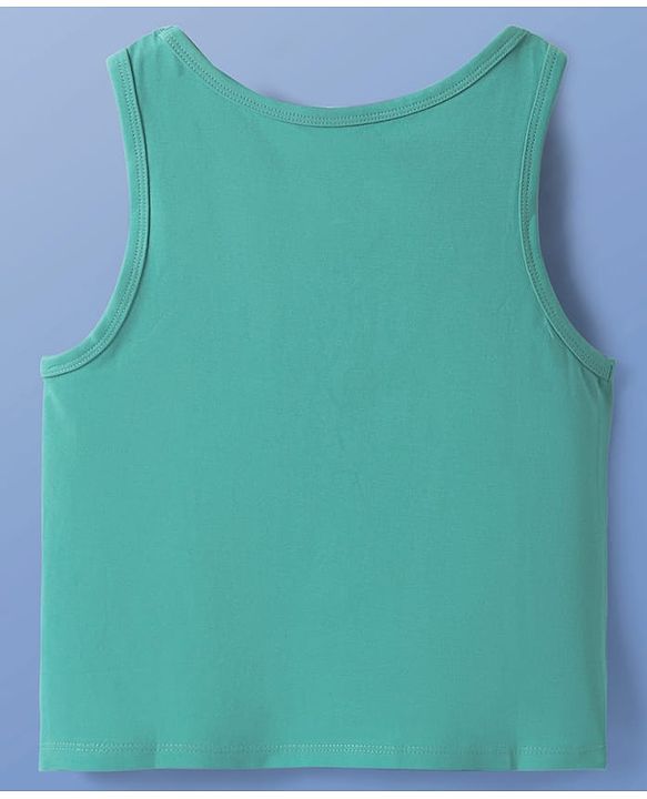 Pine Kids Cotton Lycra Knit sleeveless Solid Colour Vests Pack Of 3 (Colour May Vary)