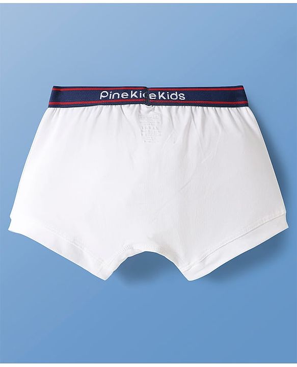 Pine Kids Cotton Elastane Knit Trunks Pack Of 3 (Colour May Vary)