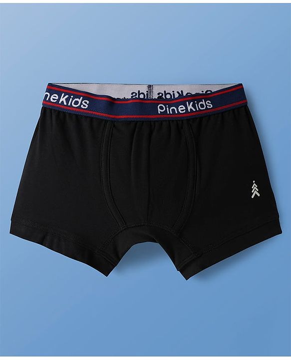 Pine Kids Cotton Elastane Knit Trunks Pack Of 3 (Colour May Vary)