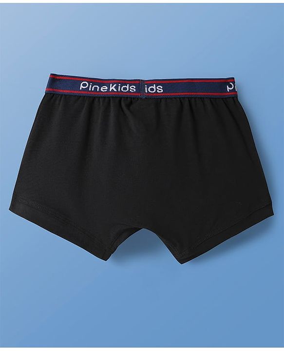 Pine Kids Cotton Elastane Knit Trunks Pack Of 3 (Colour May Vary)