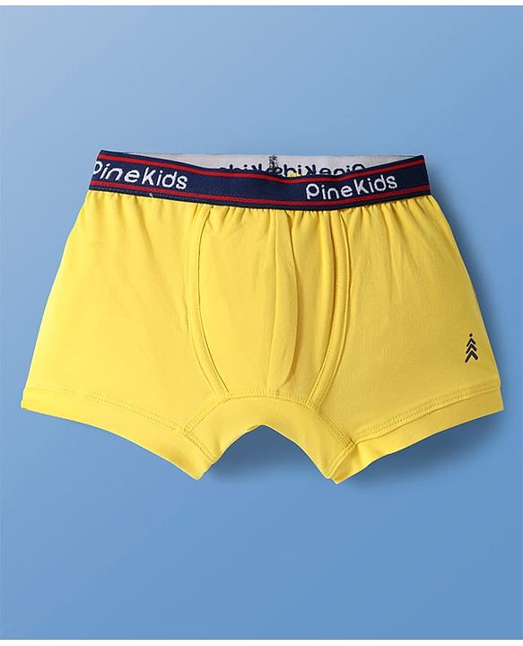 Pine Kids Cotton Elastane Knit Trunks Pack Of 3 (Colour May Vary)