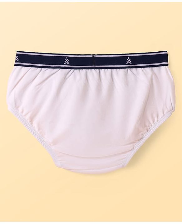 Pine Kids Cotton Elastane Knit Solid Color Briefs Pack of 3 (Color May Vary)